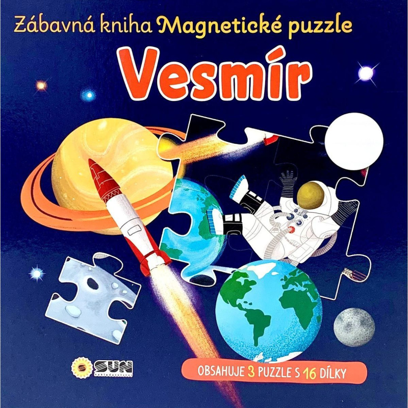 Zábavná magnetická kniha VESMÍR