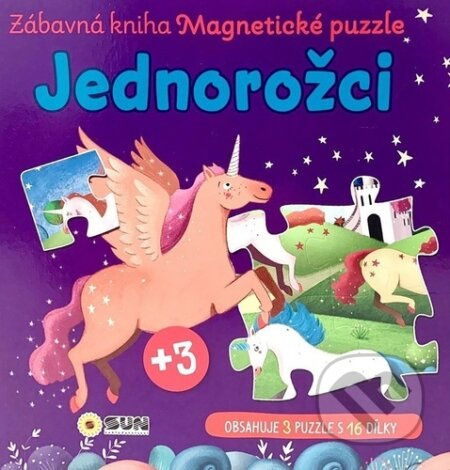 Zábavná magnetická kniha Jednorožci