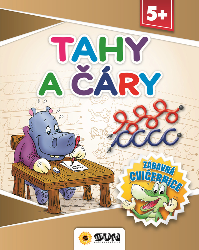 Zábavná cvičebnice - Tahy a čáry