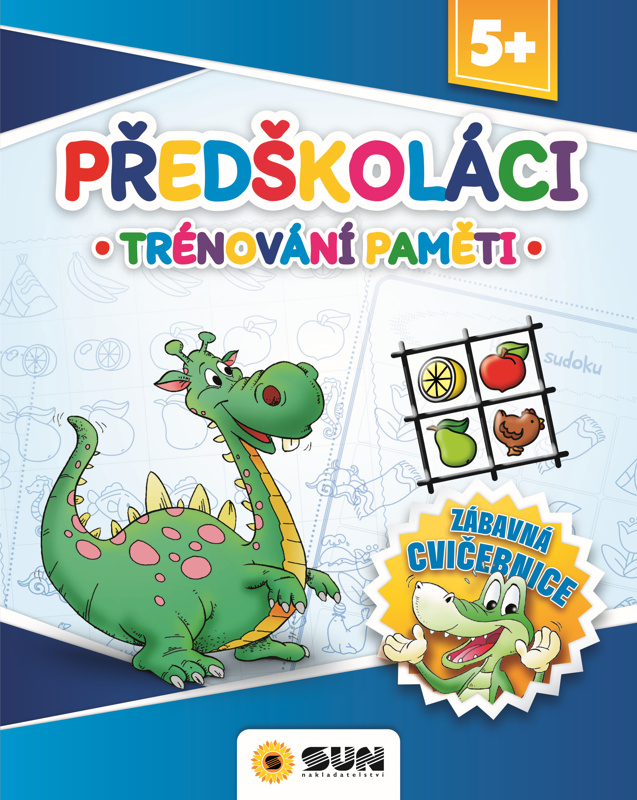 Zábavná cvičebnice - Předškoláci, trénování paměti