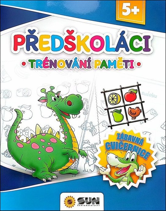 Zábavná cvičebnice - Předškoláci, trénování paměti