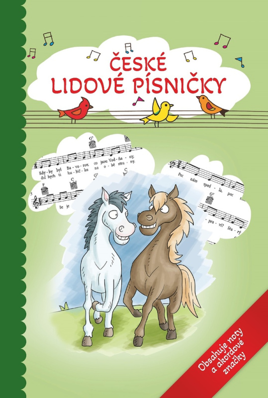 České lidové písničky (Obsahuje noty a akordové značky) - kniha z kategorie Naučné knihy