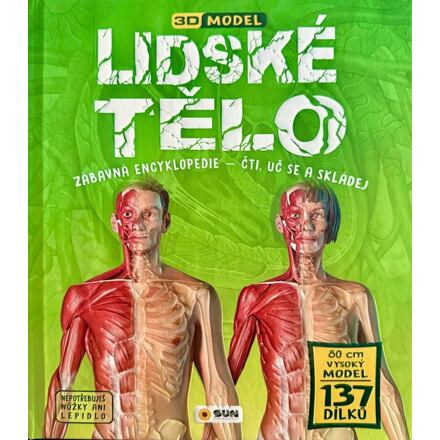 Lidské tělo - Zábavná encyklopedie - Čti, uč se a skládej (Dárkový box - kniha + model)