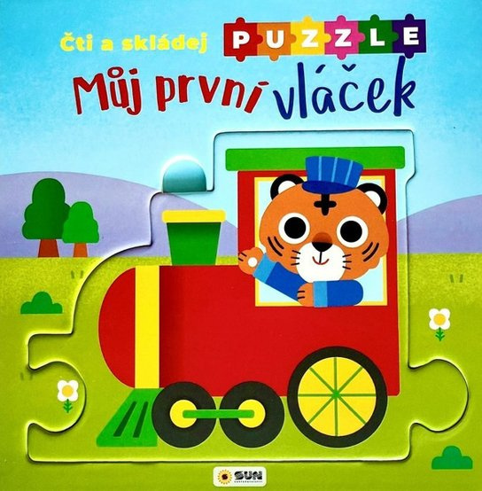 Čti a Skládej Puzzle Můj první vláček