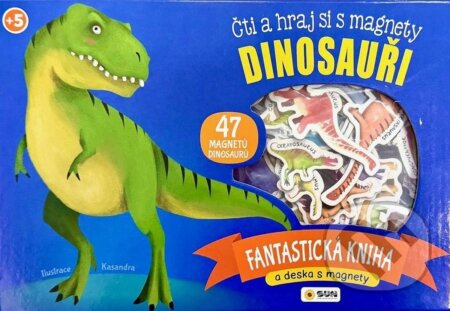 Čti a hraj si s magnety: Dinosauři (Fantastická kniha a deska s magnety) - kniha z kategorie Naučné knihy