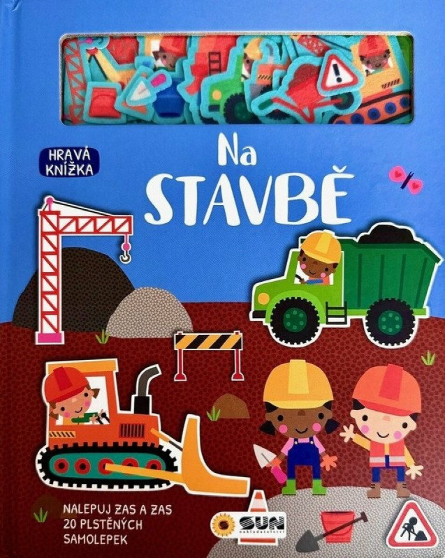 Hravá knížka Na stavbě - plstěné hrátky, čti a stav