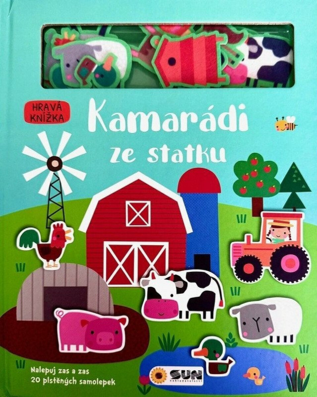 Hravá knížka Kamarádi ze statku - plstěné hrátky, čti a stav