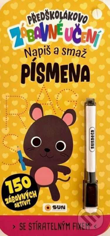 Předškolákovo zábavné učení - napiš a smaž: Písmena - kniha z kategorie Úkoly pro děti