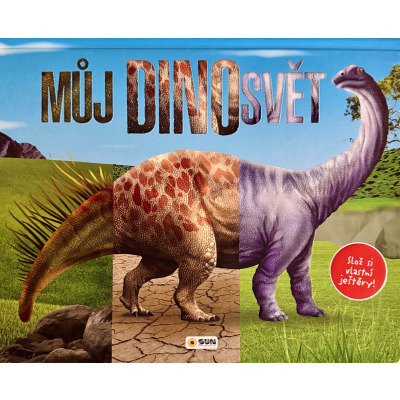Můj DINO Svět - Slož si vlastní ještěry - XL Kniha