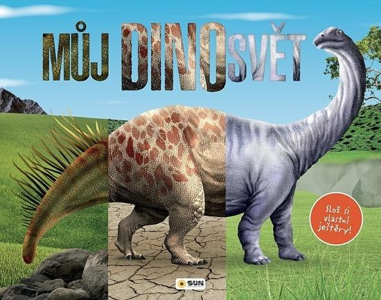 Můj DINO Svět - Slož si vlastní ještěry - XL Kniha