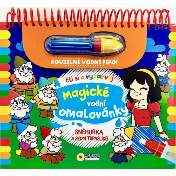 Magické vodní omalovánky - Sněhurka a sedm trpaslíků - kniha z kategorie Omalovánky