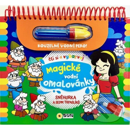 Magické vodní omalovánky - Sněhurka a sedm trpaslíků - kniha z kategorie Omalovánky