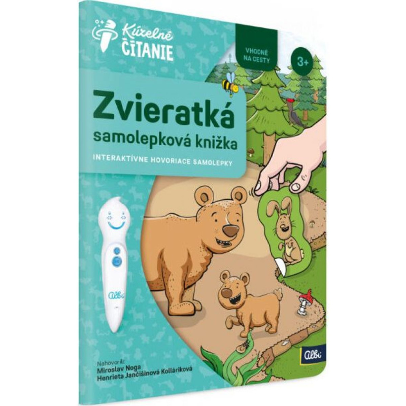Albi Kouzelné čtení Samolepková knížka Zvieratká SK