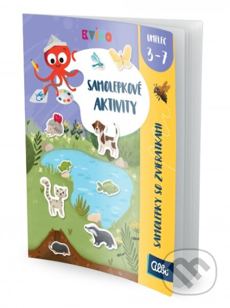Kvído: Samolepky so zvieratkami (samolepkové aktivity) - kniha z kategorie Samolepky