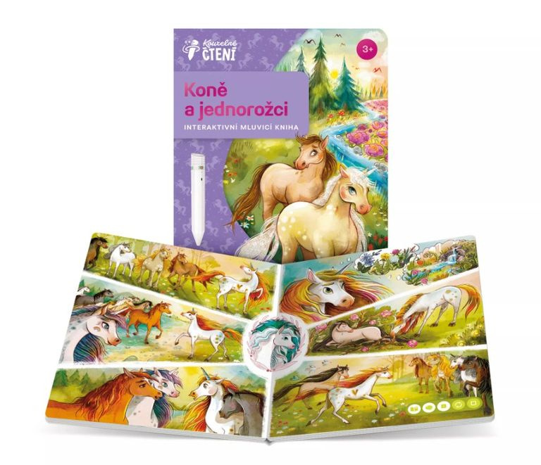 Albi Kouzelné čtení Kniha Koně a jednorožci