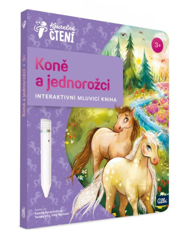 Albi Kouzelné čtení Kniha Koně a jednorožci