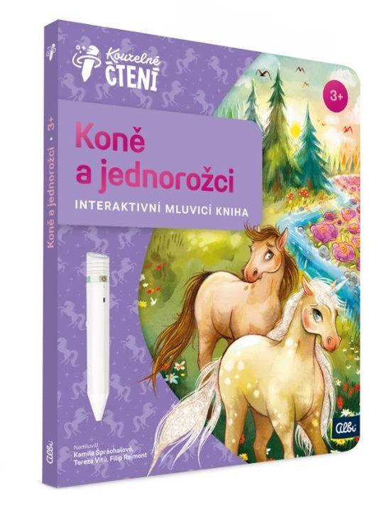 Albi Kouzelné čtení Kniha Koně a jednorožci