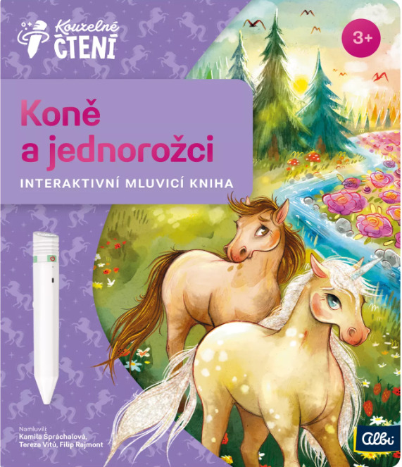 Albi Kouzelné čtení Kniha Koně a jednorožci