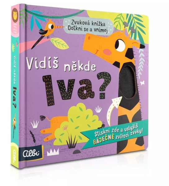 Vidíš někde lva? - Zvuková hmatová kniha Albi