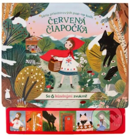 Červená čiapočka (zvuková 3D kniha) - Leanne Felton, Melinda Berti (ilustrátor) - kniha z kategorie Pohádky