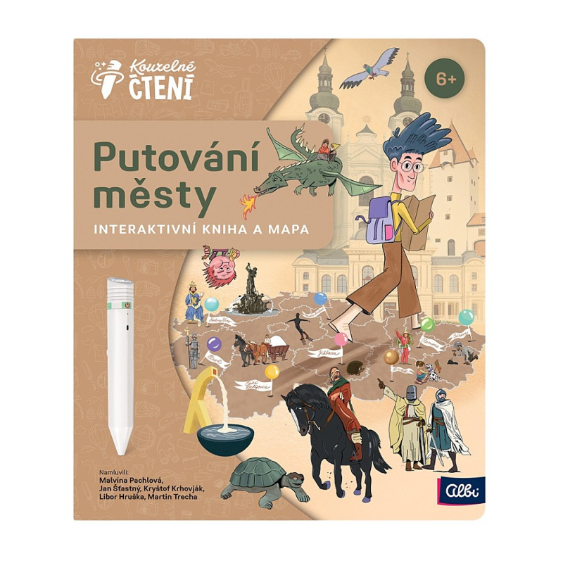 Kniha Putování městy (s mapou) ALBI