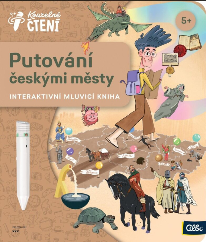 Kniha Putování městy (s mapou) ALBI