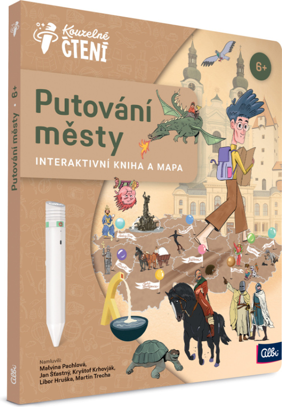 Kniha Putování městy (s mapou) ALBI
