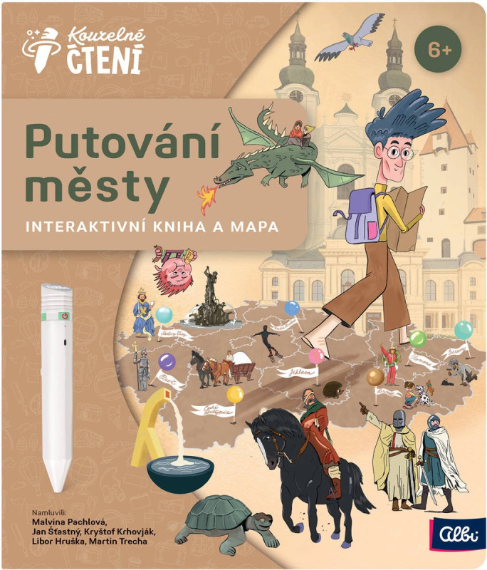 Kniha Putování městy (s mapou) ALBI
