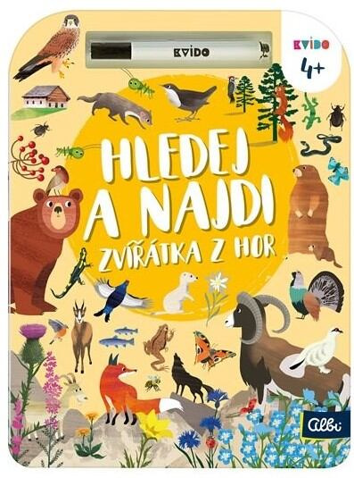 Hledej a najdi: Zvířátka z hor - Kvído Albi