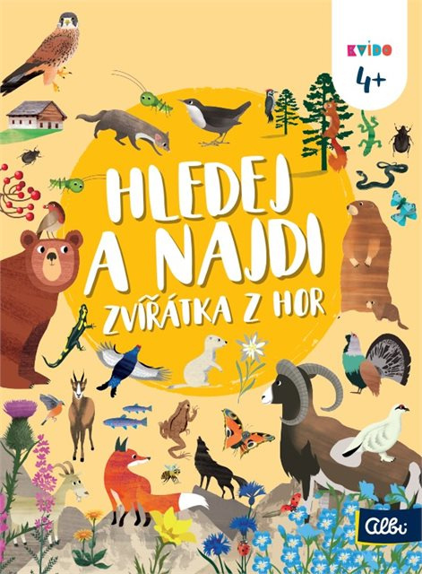 Hledej a najdi: Zvířátka z hor - Kvído Albi