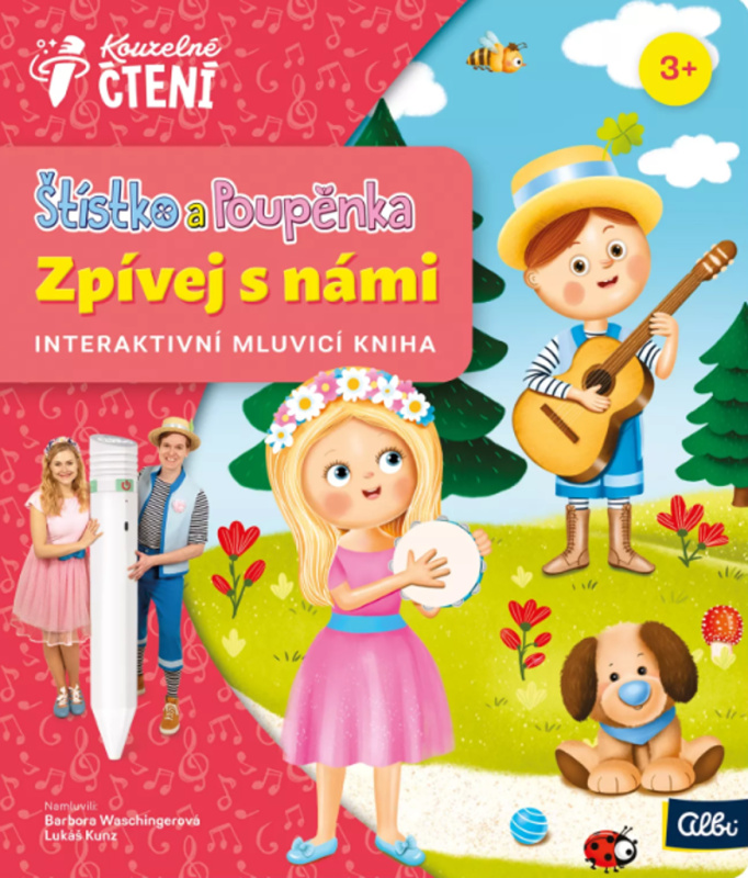 Kniha Štístko a Poupěnka - Zpívej s námi Albi