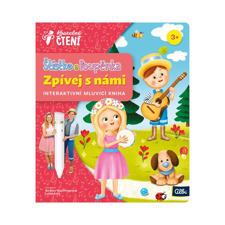 Kniha Štístko a Poupěnka - Zpívej s námi Albi