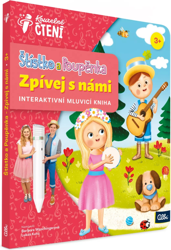 Kniha Štístko a Poupěnka - Zpívej s námi Albi