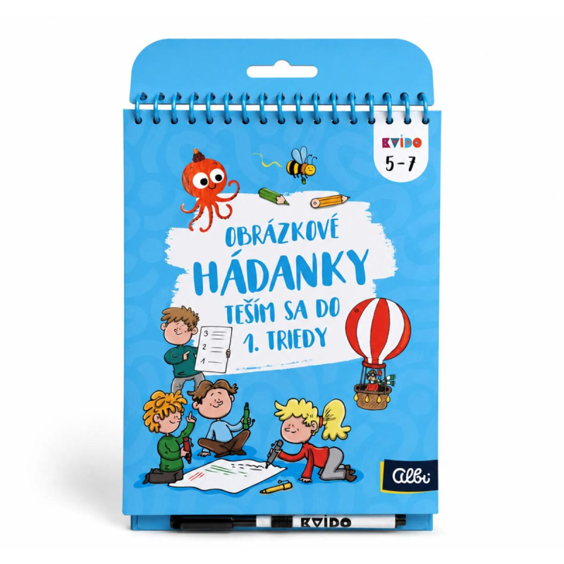 Albi Kvído - Obrázkové hádanky 2 - Teším sa do 1. triedy SK