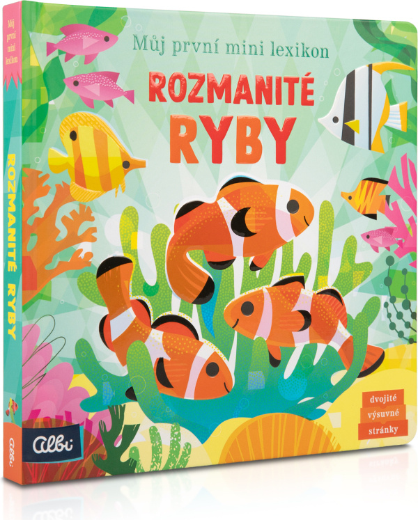 Dětská interaktivní kniha - Rozmanité ryby ALBI