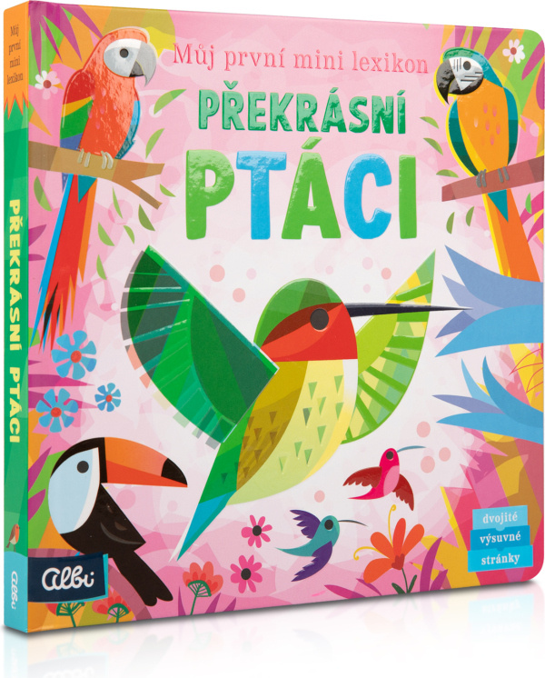 Dětská interaktivní kniha - Překrásní ptáci ALBI