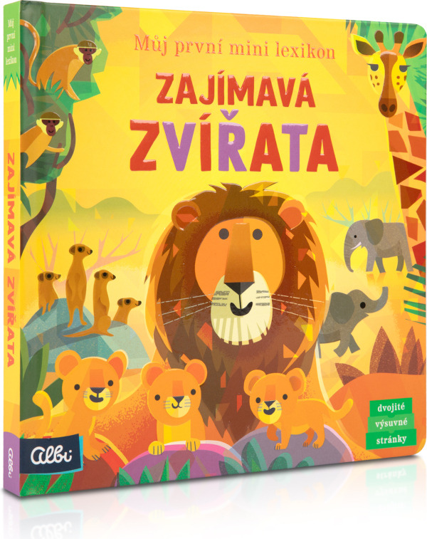 Interaktivní dětská kniha - Zajímavá zvířata ALBI