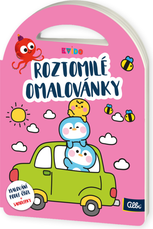 Kvído - Roztomilé omalovánky: Tučňáci ALBI