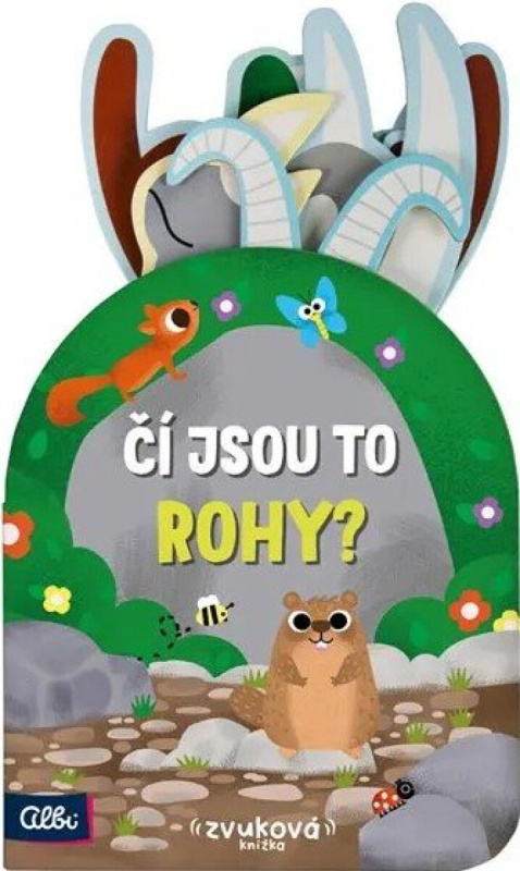 Dětská zvuková pop-up kniha - Čí jsou to rohy? ALBI