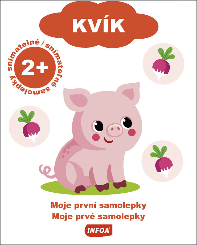 Moje první samolepky - Kvík