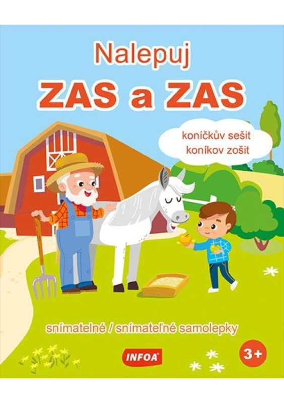 Nalepuj ZAS a ZAS Koníčkův sešit / Koníkov zošit - snímatelné / snímatelné samolepky (CZ/SK vydání) INFOA International s.r.o.
