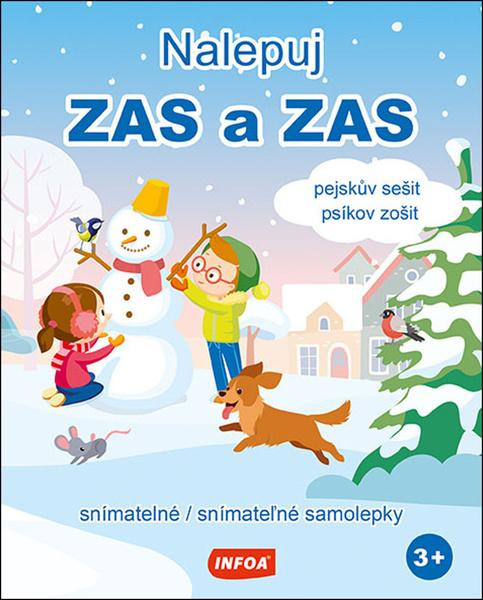 Nalepuj ZAS a ZAS Pejskův sešit / Psíkov zošit - snímatelné / snímateľné samolepky Ing. Stanislav Soják-INFOA