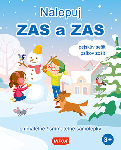 Nalepuj ZAS a ZAS Pejskův sešit / Psíkov zošit - snímatelné / snímateľné samolepky Ing. Stanislav Soják-INFOA