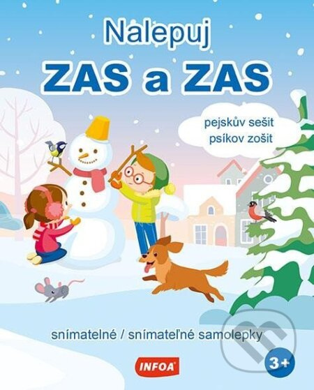 Nalepuj ZAS a ZAS Pejskův sešit / Psíkov zošit - snímatelné / snímateľné samolepky Ing. Stanislav Soják-INFOA