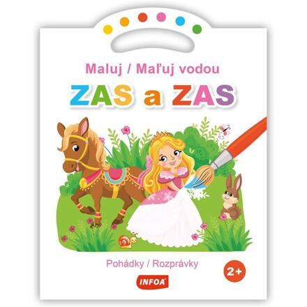 Maluj vodou ZAS a ZAS - Pohádky