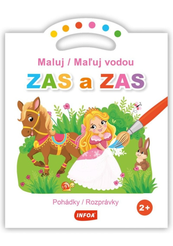 Maluj vodou ZAS a ZAS - Pohádky