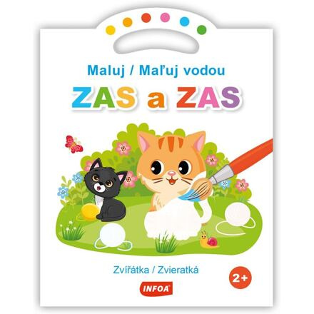 Maluj vodou ZAS a ZAS - Zvířátka