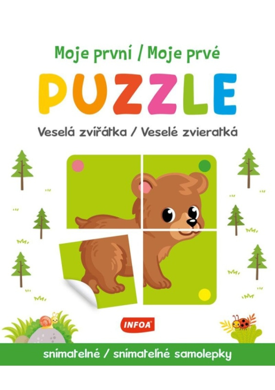 Moje první PUZZLE - Veselá zvířátka