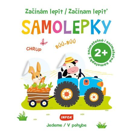 Začínám lepit SAMOLEPKY - Jedeme