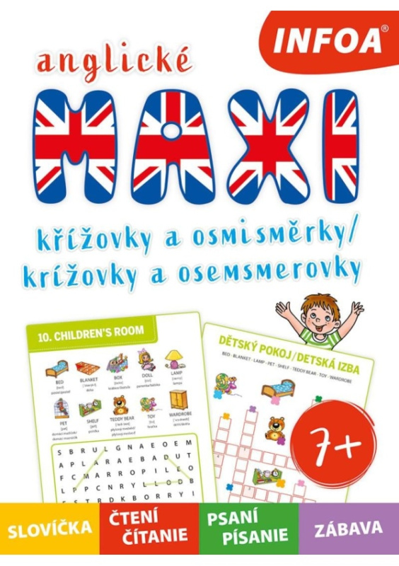 Anglické MAXI křížovky a osmisměrovky